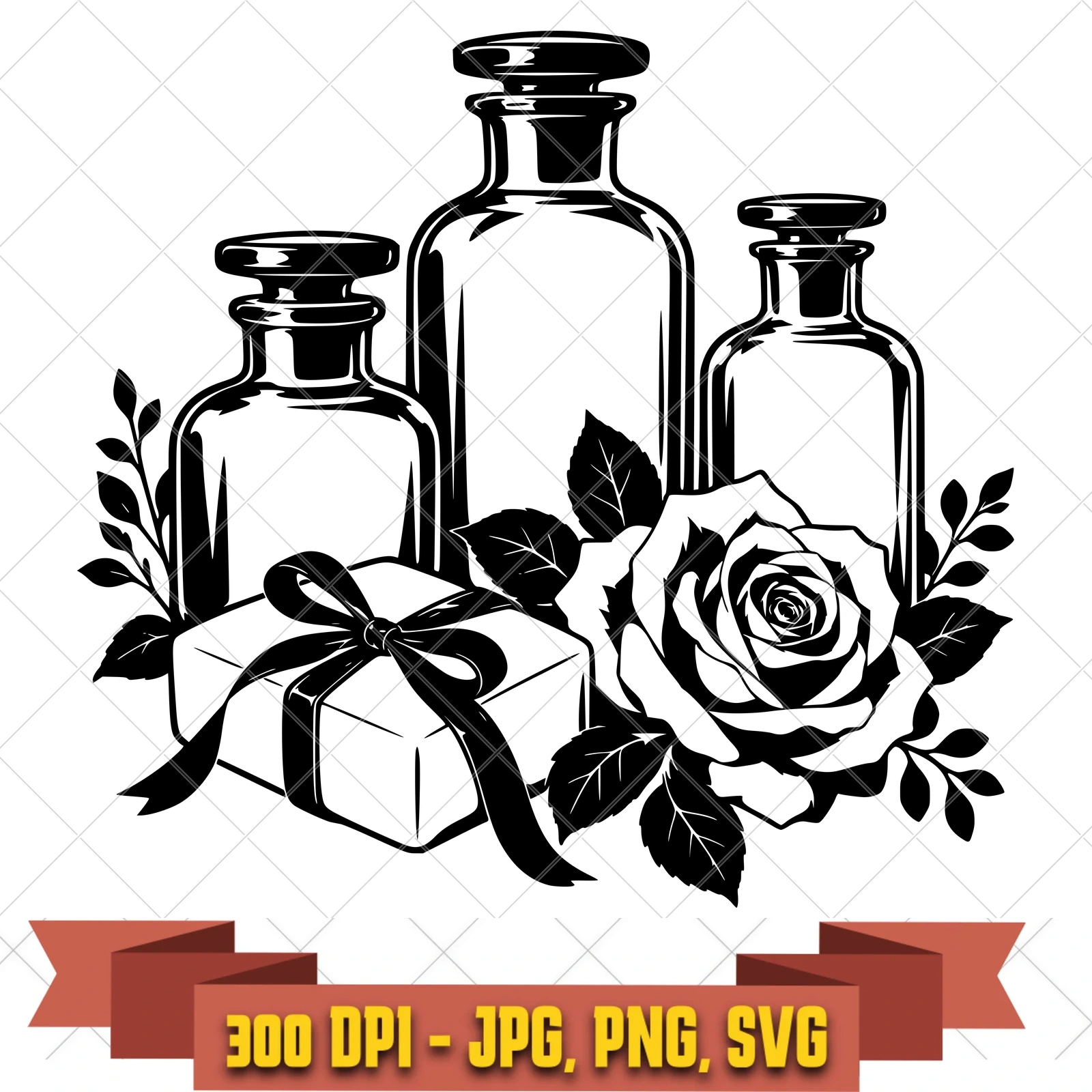 Apothecary Still Life Schitt's Creek SVG PNG JPG, Cricut Silhouette Cut File, Sublimation Clipart, in the tv-comedy-camp collection by KleanKutChaos.